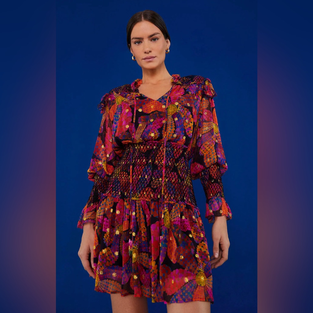 Farm Rio Brand New With Tags Mini Dress Xs